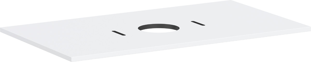 Hansgrohe Xilesa E blat naszafkowy 98x55 cm biały 54276700