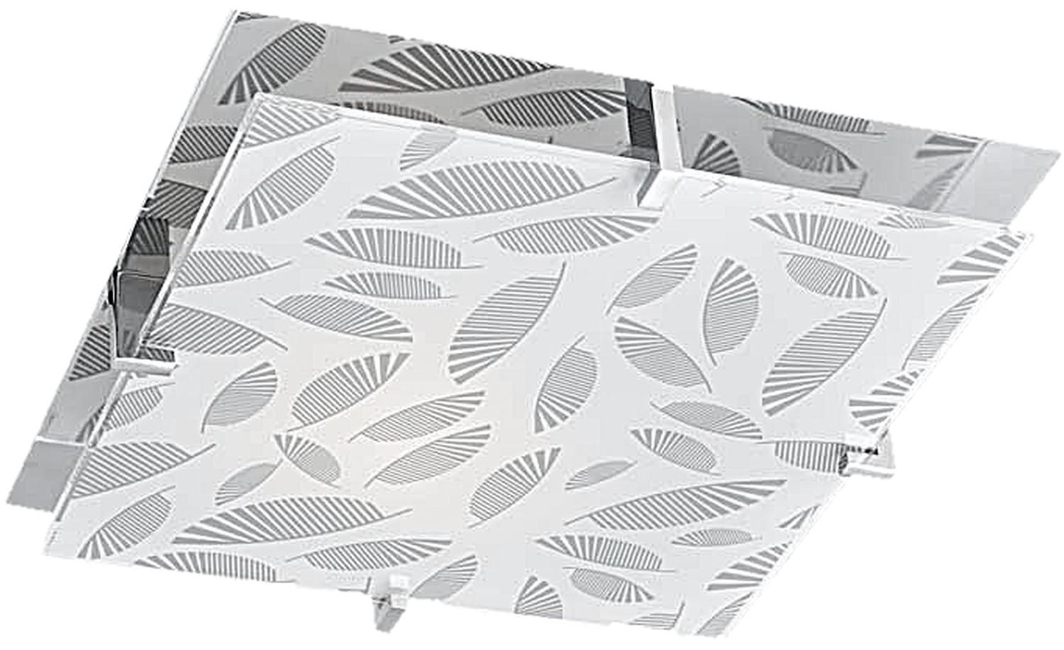 Candellux Fikus plafon 2x60W chrom 10-12821