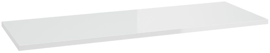 Defra Uni blat naszafkowy 130x46 cm biały połysk 125-F-13001