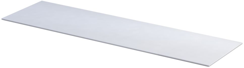 Oristo Uni blat 160 cm naszafkowy biały połysk OR00-BU-160-1
