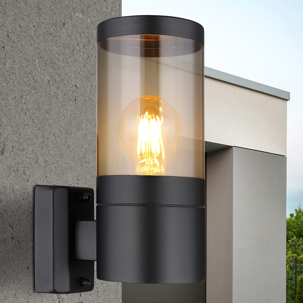 Globo Lighting Xeloo kinkiet zewnętrzny 1x60W czarny mat/przydymiony 32014BS - Wysyłka w 24h