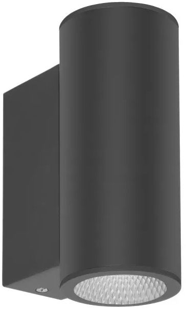 Italux Lenta kinkiet zewnętrzny 1x14 W czarny piaskowany OWL-2026B-2-3K