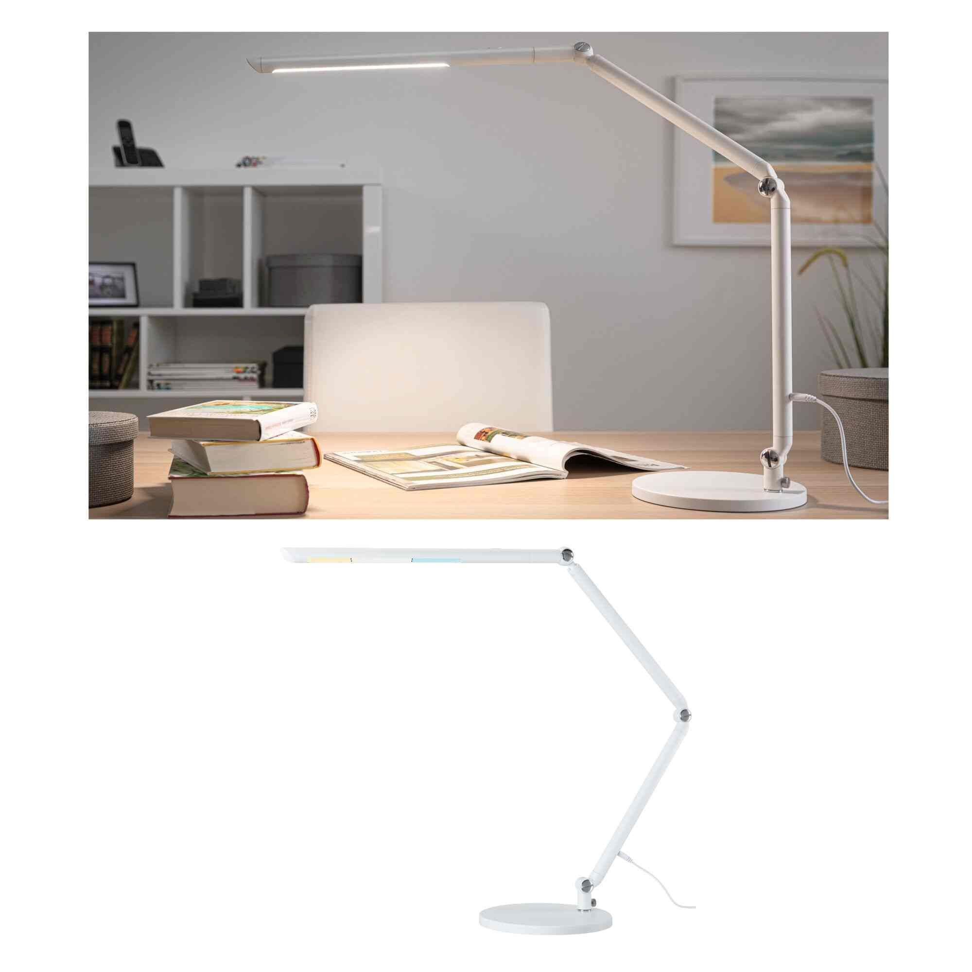 Paulmann Flexbar lampa biurkowa 1x9,5 W biała PL78911