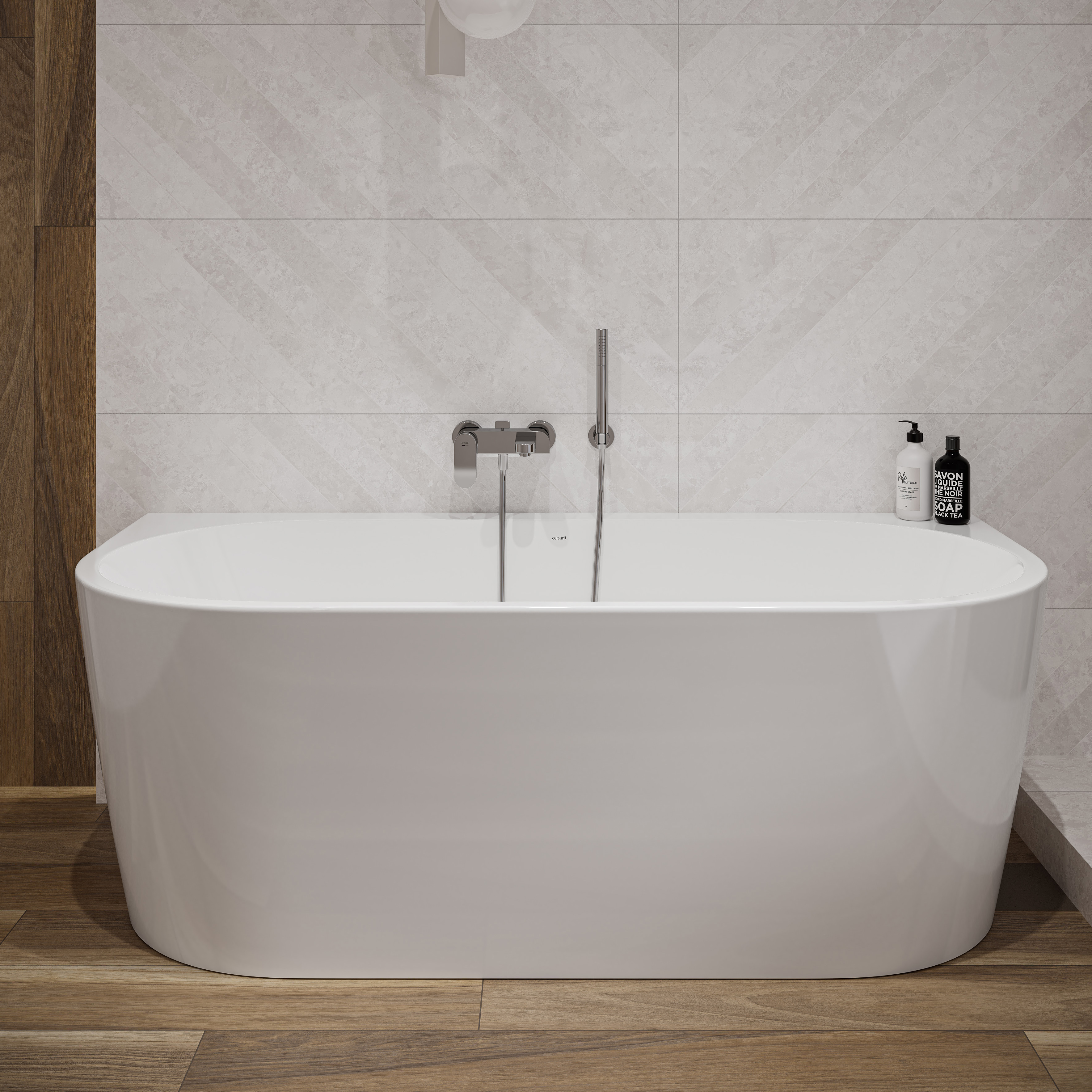 Cersanit Crea wanna wolnostojąca 170x82 cm owalna biała S301-301 - Wysyłka w 24h