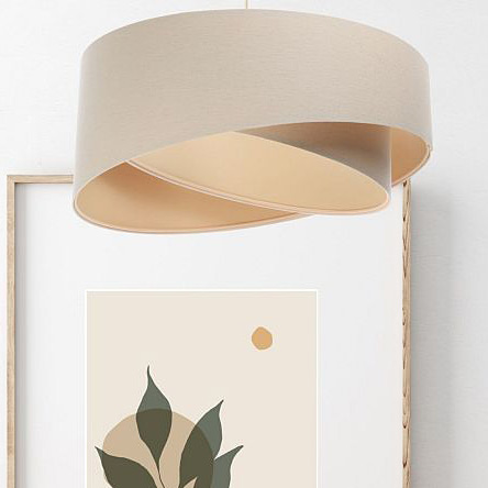 BPS Koncept Boho lampa wisząca 1x60 W kremowa-beżowa 060-182