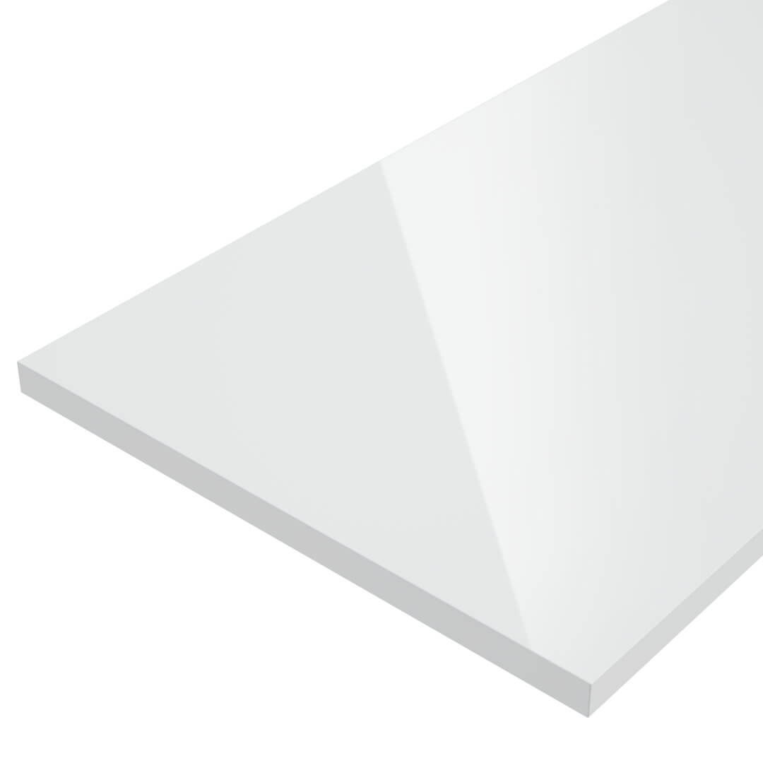 Defra Uni blat naszafkowy 110x46 cm biały połysk 125-F-11001