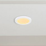 Globo Lighting Lasse plafon 1x18W LED biały/biały opalizowany 12379-18W
