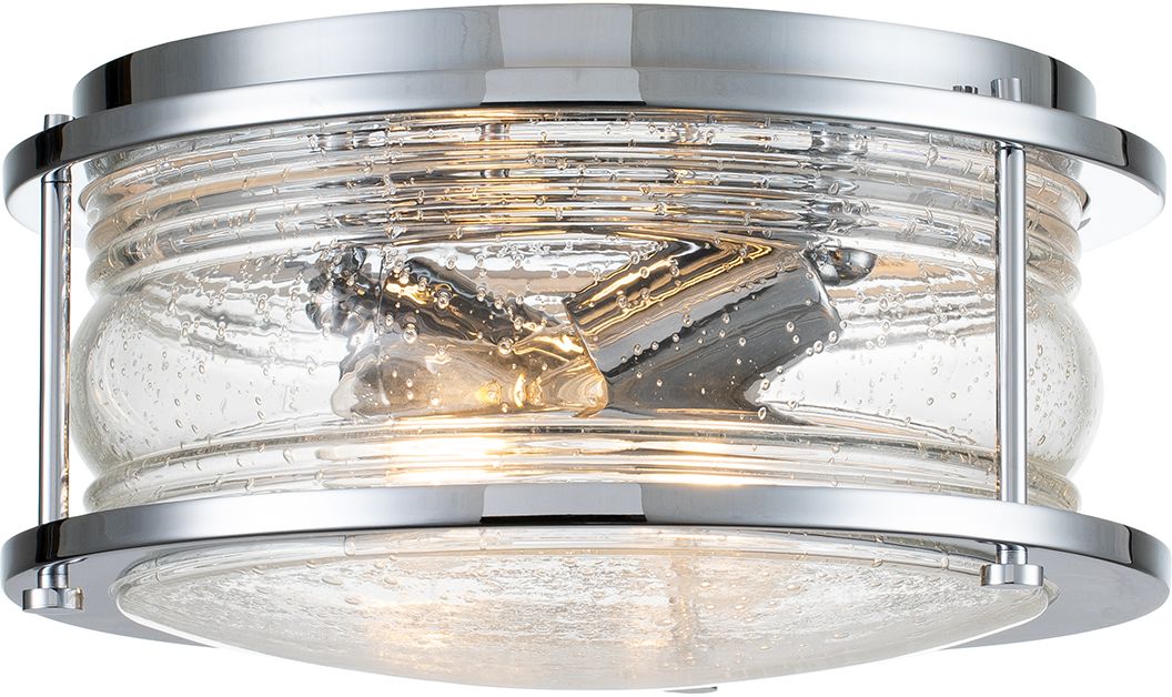 Quintiesse Ashland Bay plafon 2x60 W polerowany chrom QN-ASHLANDBAY-F-PC-BATH