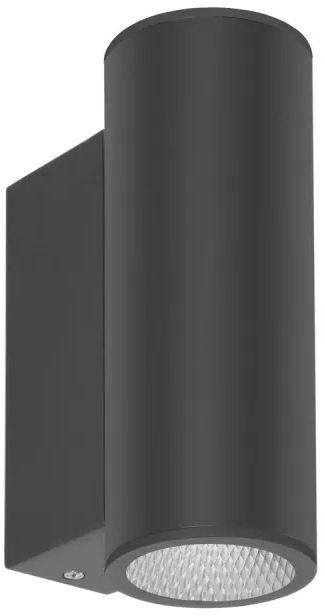 Italux Lenta kinkiet zewnętrzny 1x10 W czarny piaskowany OWL-2804-1-3K