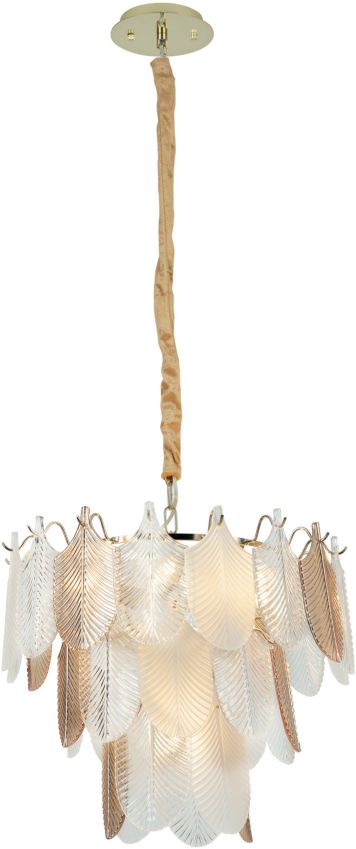 MaxLight Arwena lampa wisząca 7x40W złota P0417