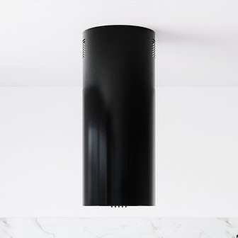 Globalo Design Lobelio Isola okap kuchenny 39 cm wyspowy czarny LOBELIO_ISOLA_39_1_BLACK