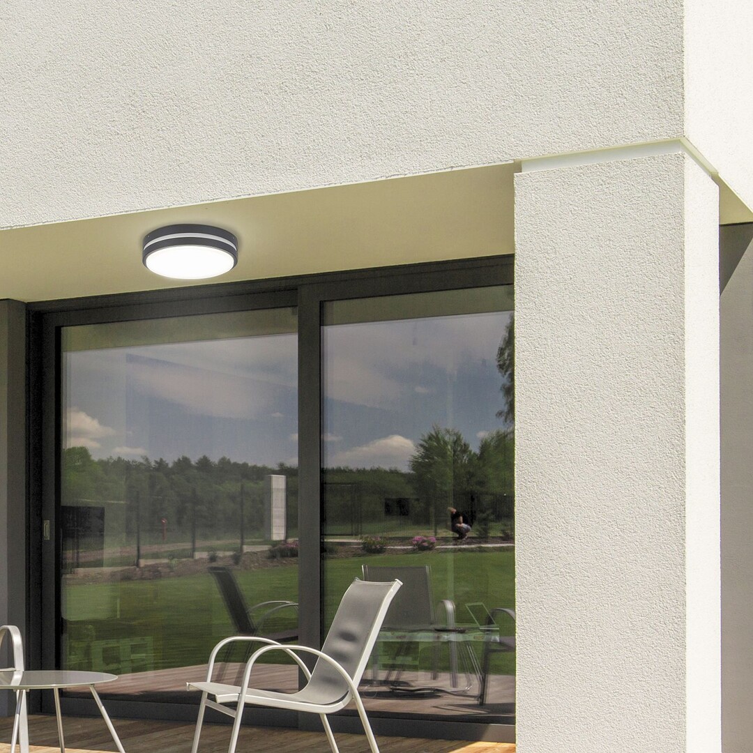 Rabalux Hamburg plafon 1x12W LED biały/antracyt 8848 - Wysyłka w 24h