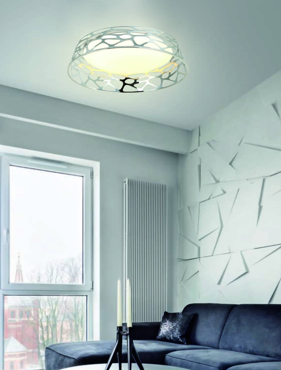 Open Design Forina plafon 1x48 W biały-chrom OR81060