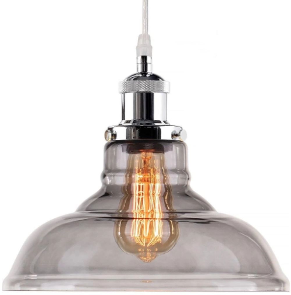 Altavola Design New York Loft lampa wisząca 1x40 W chrom LA040/P_smoky_chrom