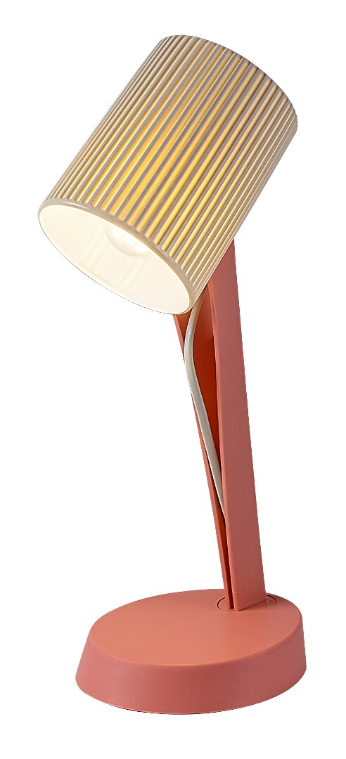 Rabalux Solvet lampa biurkowa 1x11 W różowa 74088