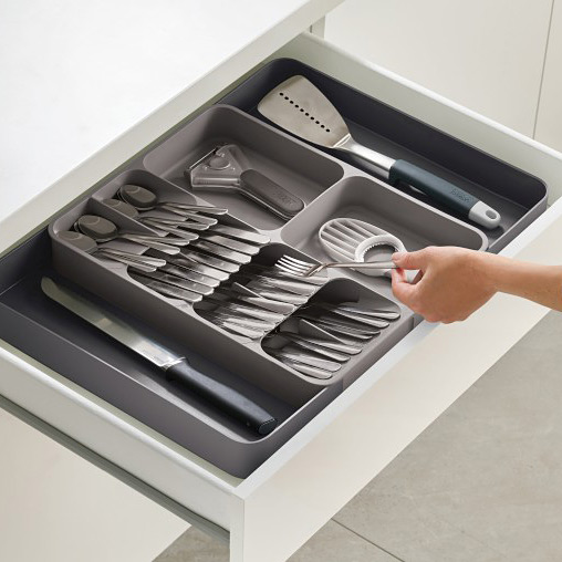 Joseph Joseph Drawer Store organizer na sztućce rozsuwany szary/grafitowy 85166 - Wysyłka w 24h