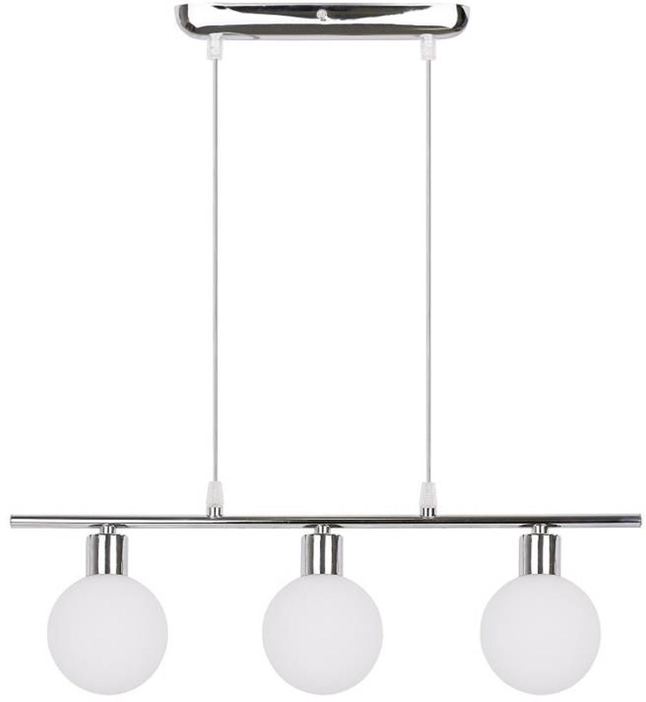 Candellux Oden lampa wisząca 3x40W chrom/biała 33-03263 - Wysyłka w 24h