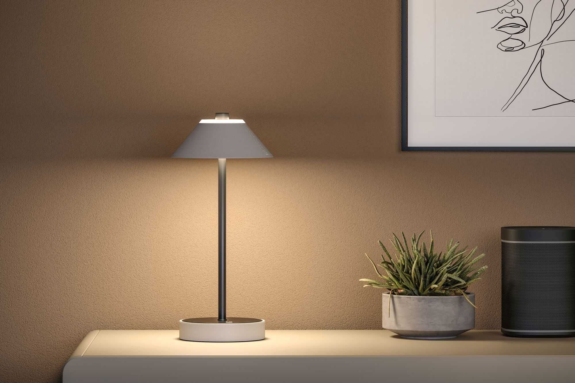Paulmann Pellini lampa stołowa 1x2 W beżowa PL71174