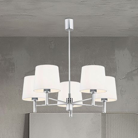 Argon Bolzano Plus lampa wisząca 5x15W biały/chrom 2110