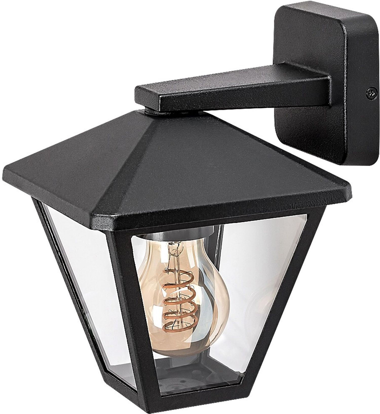Rabalux Paravento kinkiet zewnętrzny 1x40 W czarny 7147