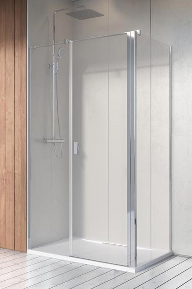 Radaway Nes 8 KDS II drzwi prysznicowe 120 cm lewe chrom połysk/szkło przezroczyste 10087120-01-01L
