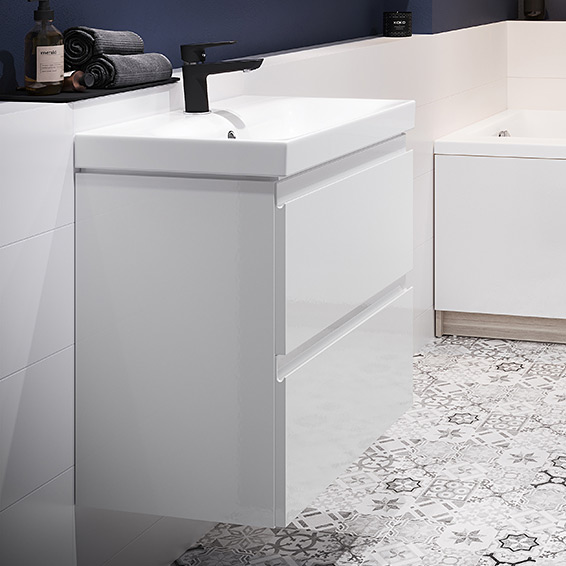 Cersanit Moduo umywalka z szafką 60 cm białą S801-223-DSM - Wysyłka w 24h