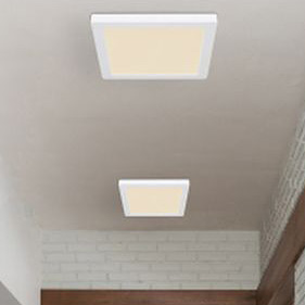 Globo Lighting Lasse plafon 1x18W LED biały/biały opalizowany 12380-18W