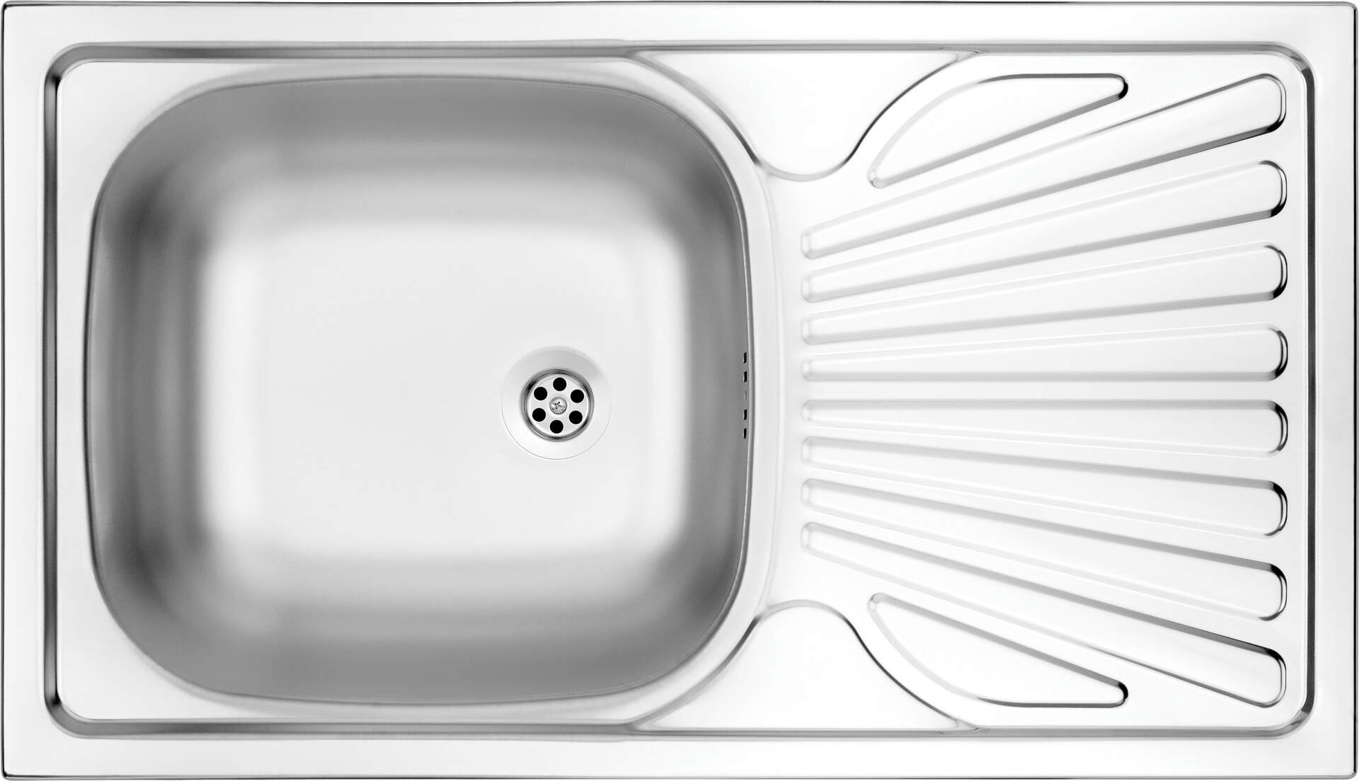 Deante Techno zlewozmywak stalowy 76x43,5 cm wpuszczany stal satynowa ZMU0110 - Wysyłka w 24h