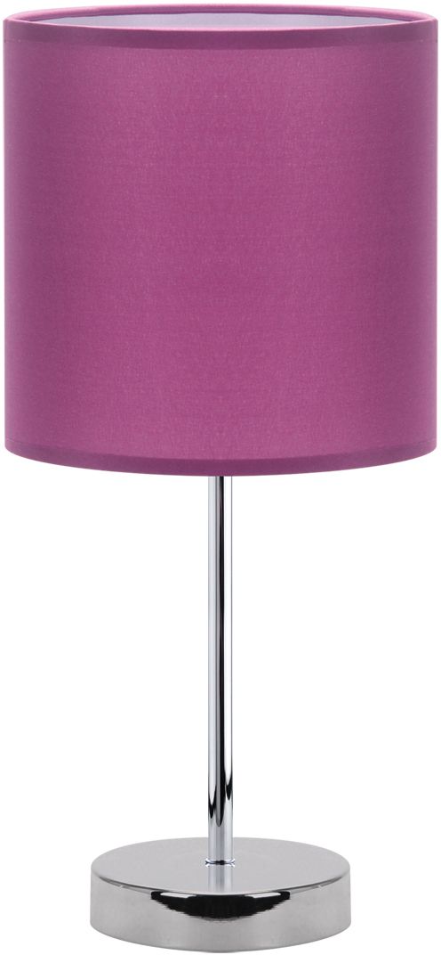 Strühm Agnes lampa stołowa 1x2 W chrom-fioletowa 03148