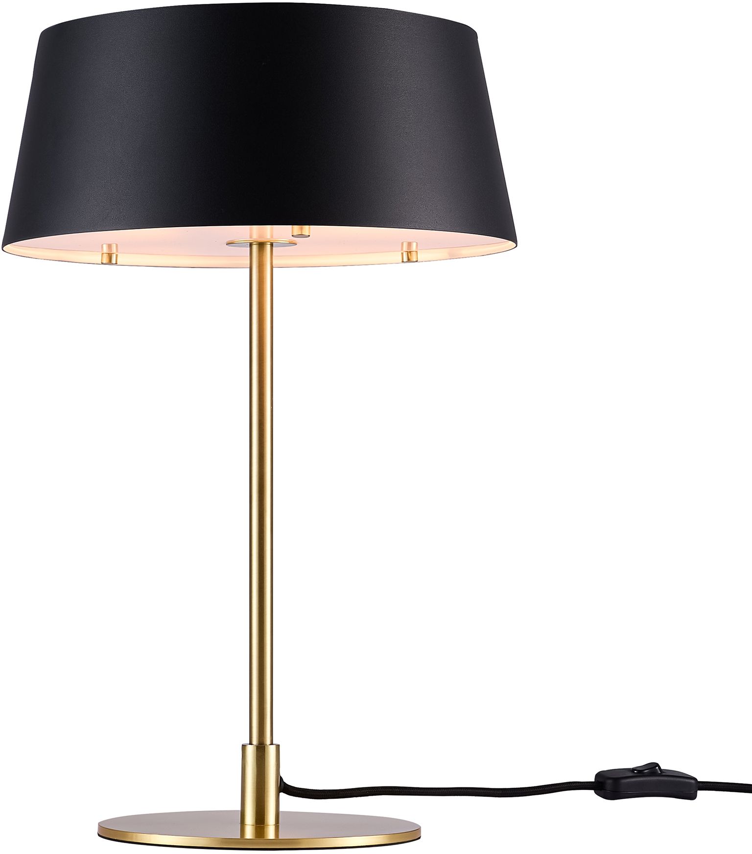 Nordlux Clasi lampa stołowa 3x10 W czarna-złota 2312645003