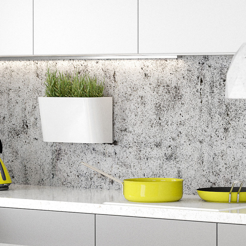Globalo Design Silentio okap kuchenny 59,6 cm podszafkowy biały SILENTIO_60_2_WHITE