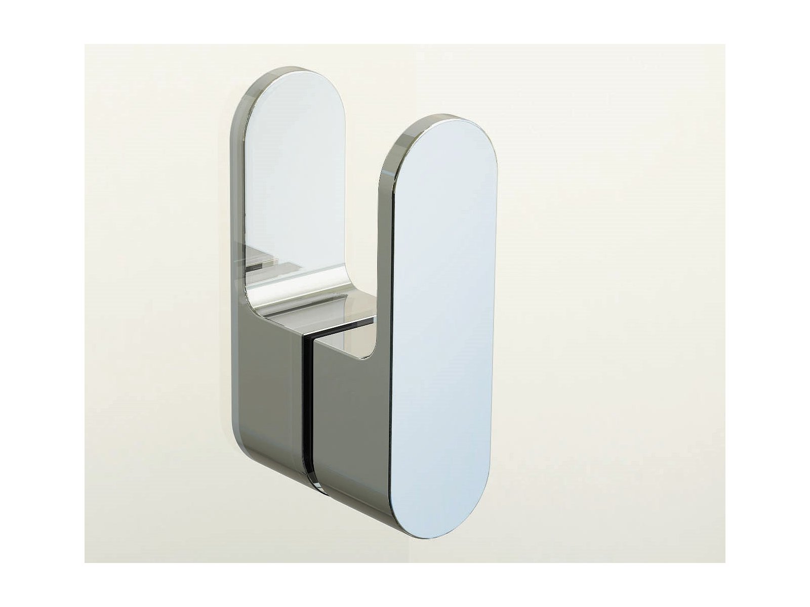 Ravak Chrome CSD2-120 drzwi prysznicowe 120 cm wnękowe polerowane aluminium/szkło przezroczyste 0QVGCC00Z1
