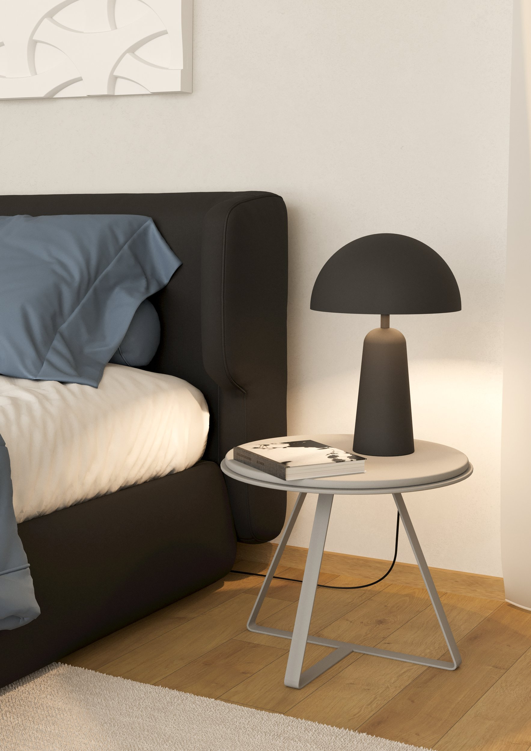Eglo Aranzola lampa stołowa 1x40 W czarna 900134