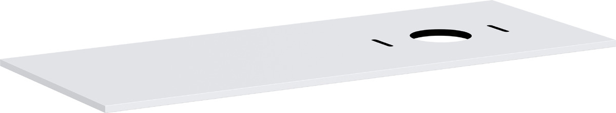 Hansgrohe Xilesa E blat naszafkowy 137,5x55 cm biały 54279700