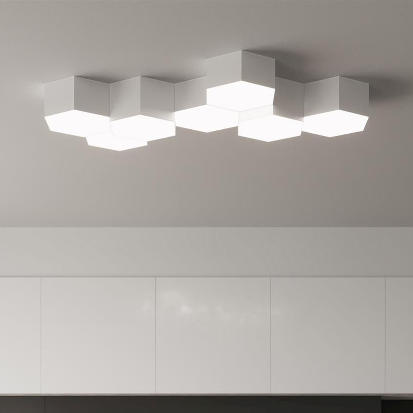 Sollux Lighting Sunde plafon 2x60W biały SL.1057