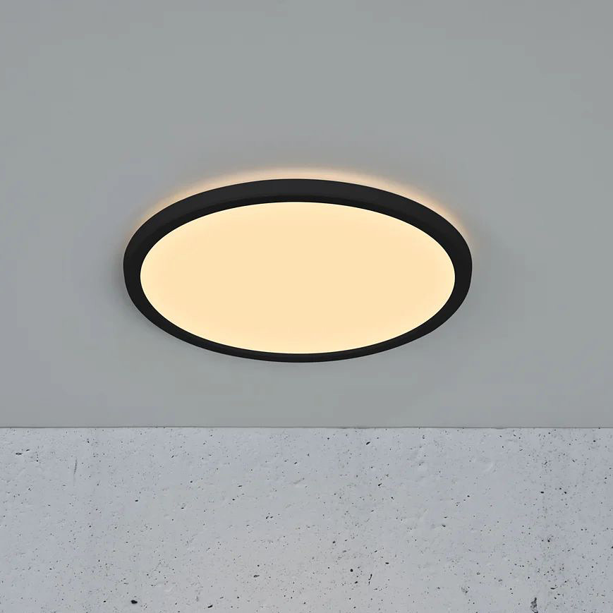 Nordlux Oja plafon 1x18W LED czarny/biały 47276003
