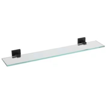 Kronenbach Quara 2.0 Black półka łazienkowa 60 cm szklana/czarny mat 29.210.051.1904