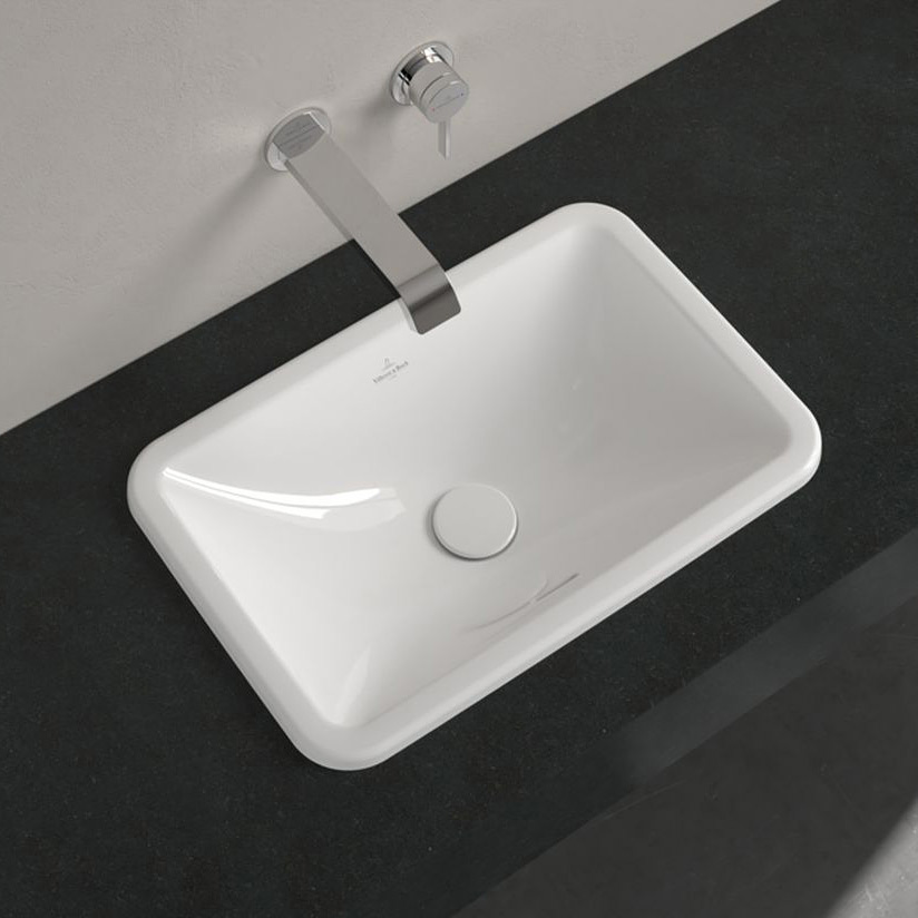 Villeroy & Boch Loop & Friends umywalka 51x34,5 cm wpuszczana prostokątna Weiss Alpin 4A640001 - Wysyłka w 24h