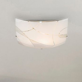 Globo Lighting Paranja plafon 1x60W biały/szkło satynowe 40403-1