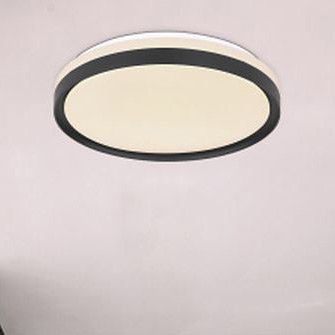 Globo Lighting Sonny plafon 1x18W LED czarny/biały 41587-18