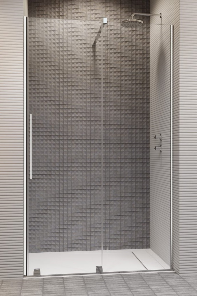 Radaway Furo DWJ drzwi prysznicowe 72,2 cm wnękowe prawe chrom/szkło przezroczyste 10107722-01-01R