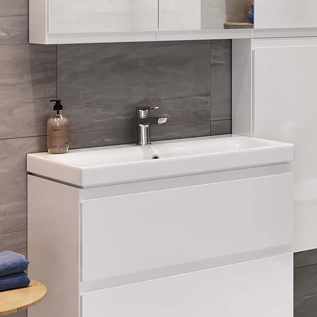 Cersanit Moduo umywalka 80x38 cm meblowa Slim EcoBox biała K116-012-ECO