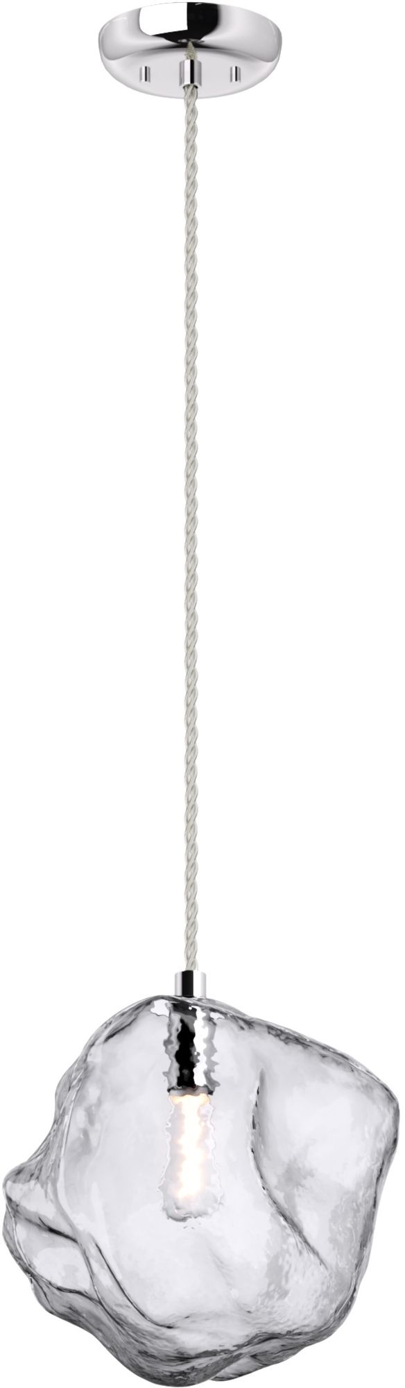 Zuma Line Rock lampa wisząca 1x40W chrom/szkło przezroczyste P0488-01A-F4AC - Wysyłka w 24h