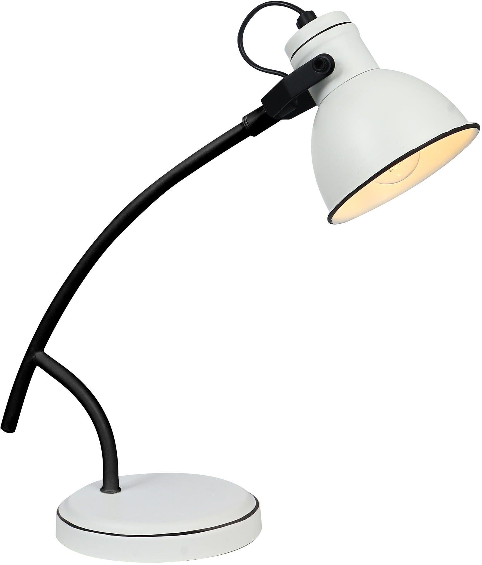 Candellux Zumba lampa biurkowa 1x40W biały/czarny 41-72085