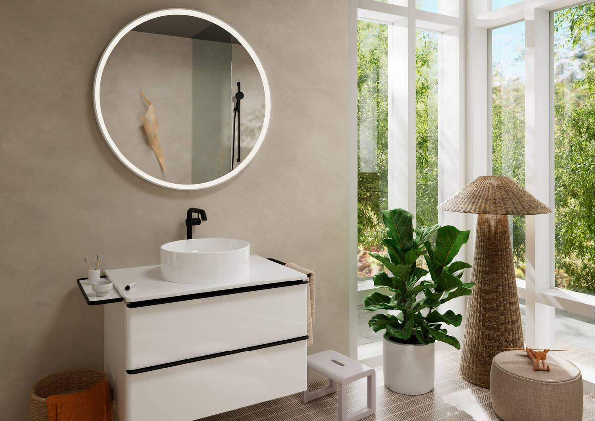 Hansgrohe Xelu Q blat naszafkowy 78x55 cm biały 54113050