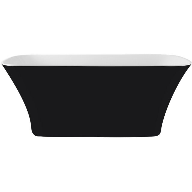 BESCO Wanna wolnostojąca ASSOS S-LINE MATT B&W 160 klik-klak chro