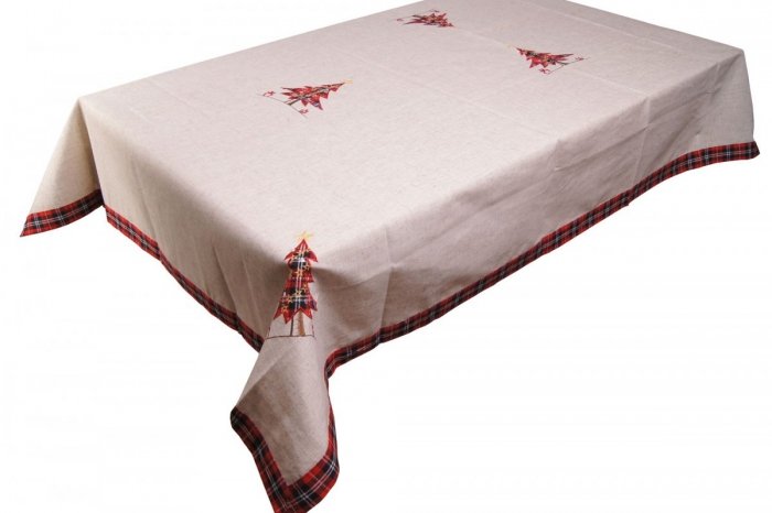 Obrus świąteczny MIŁKA rozmiar 140x220 wzór h639c