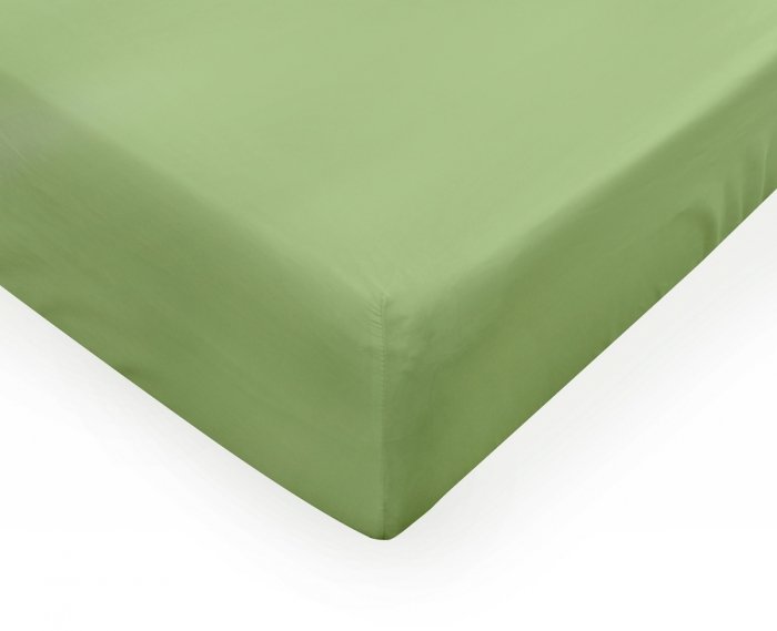 Prześcieradło PREMIUM jersey z lycrą na wysoki materac 180x200 z gumką wz. 52A jasna zieleń
