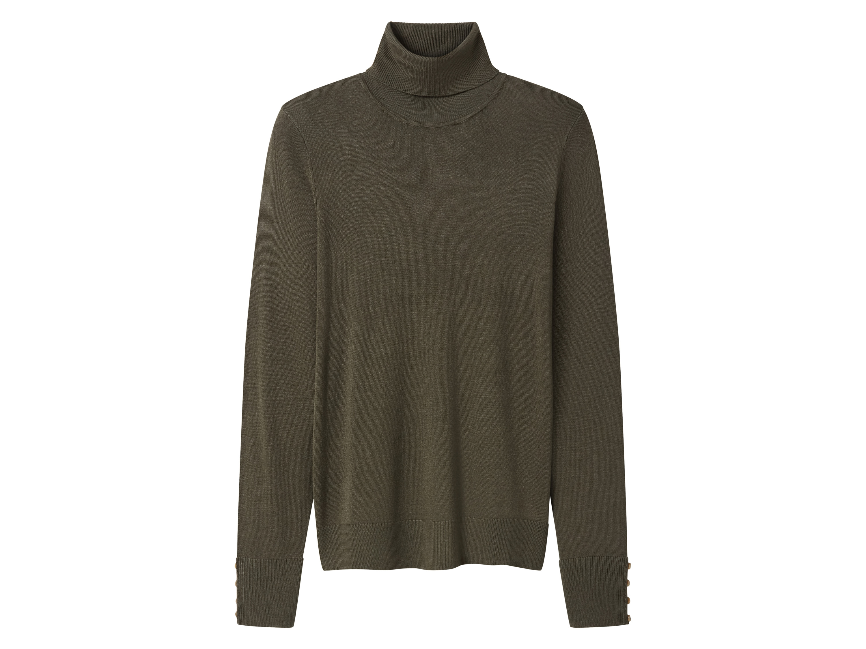 esmara Sweter damski dzianinowy Khaki, L 44-46