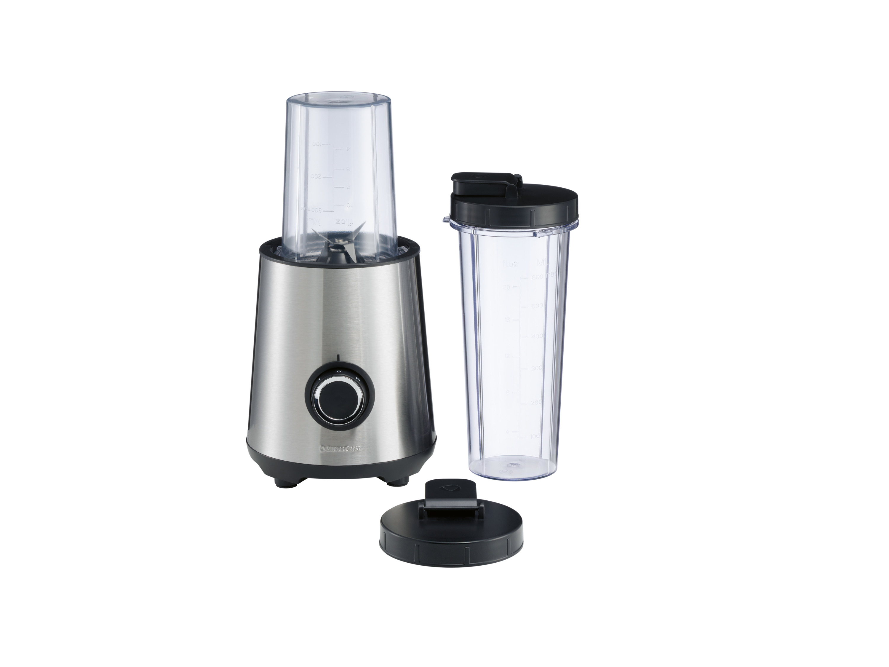 Silvercrest Blender do smoothie, 300 W, EDS Ssme 300 B1 czarny/stal szlachetna